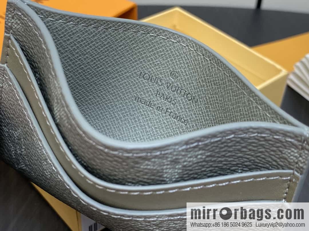 [Boutique‑grade] M11550 gray-green, card bag wallet series, card clip