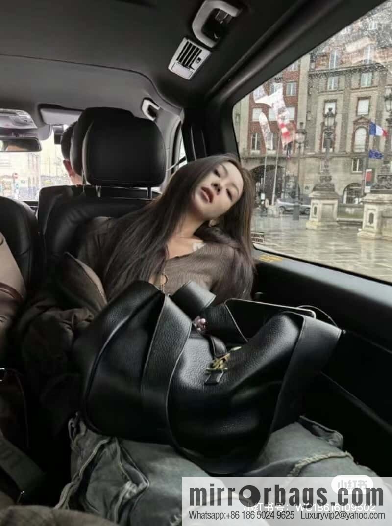 YSL Soft Deer Leather Tote Bag 763435