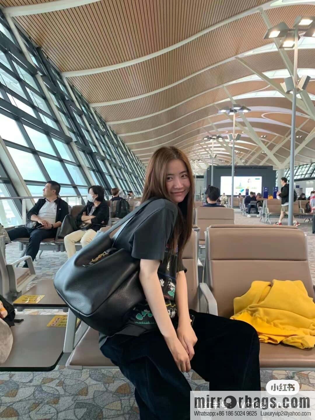 YSL Soft Deer Leather Tote Bag 763435