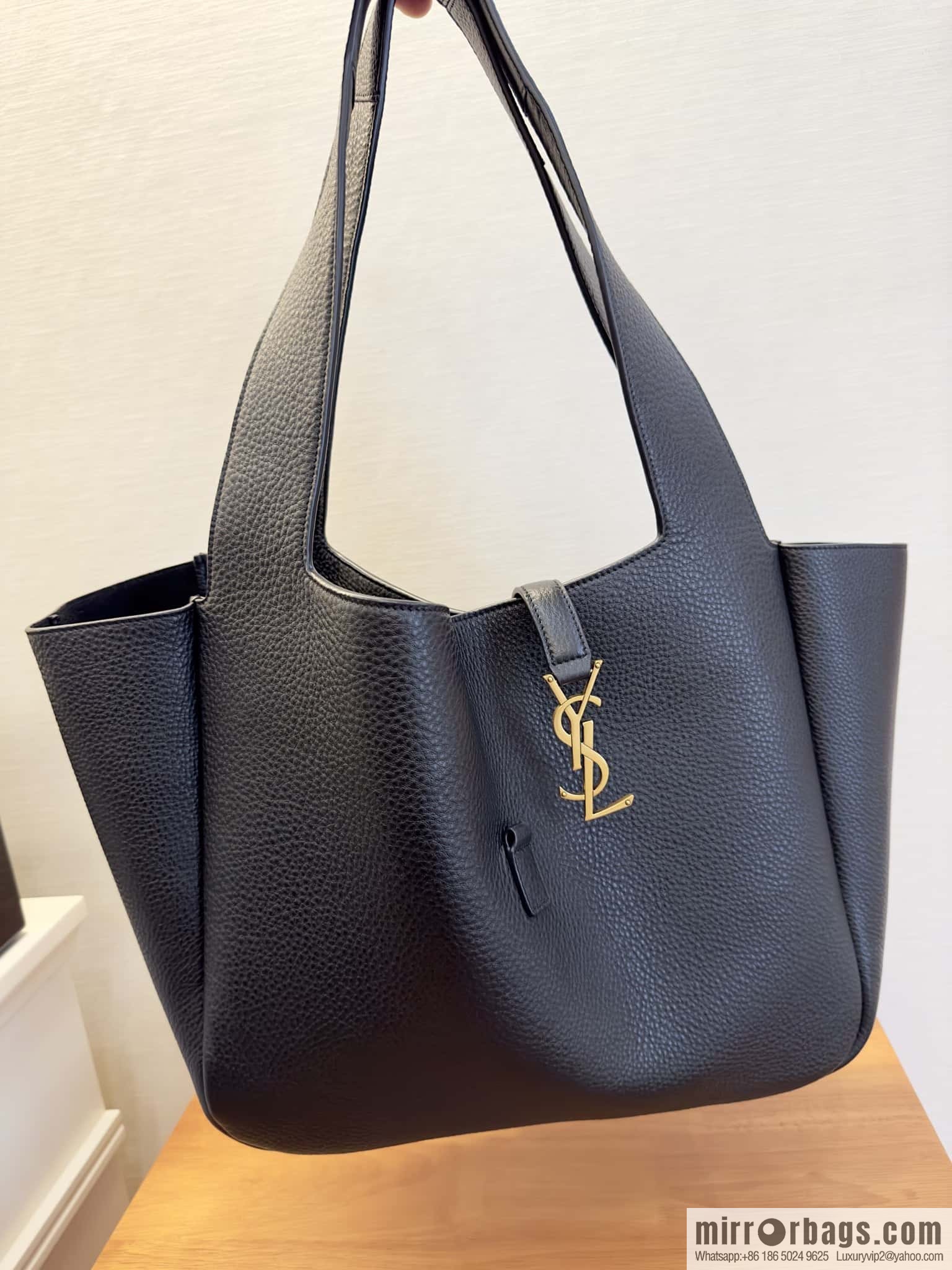 YSL Soft Deer Leather Tote Bag 763435