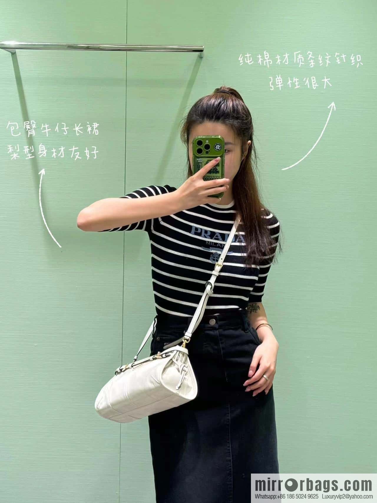 PRADA 🎉 LusSo lf oil wax leather 🎉 1BA215 messenger bag 🎉 white