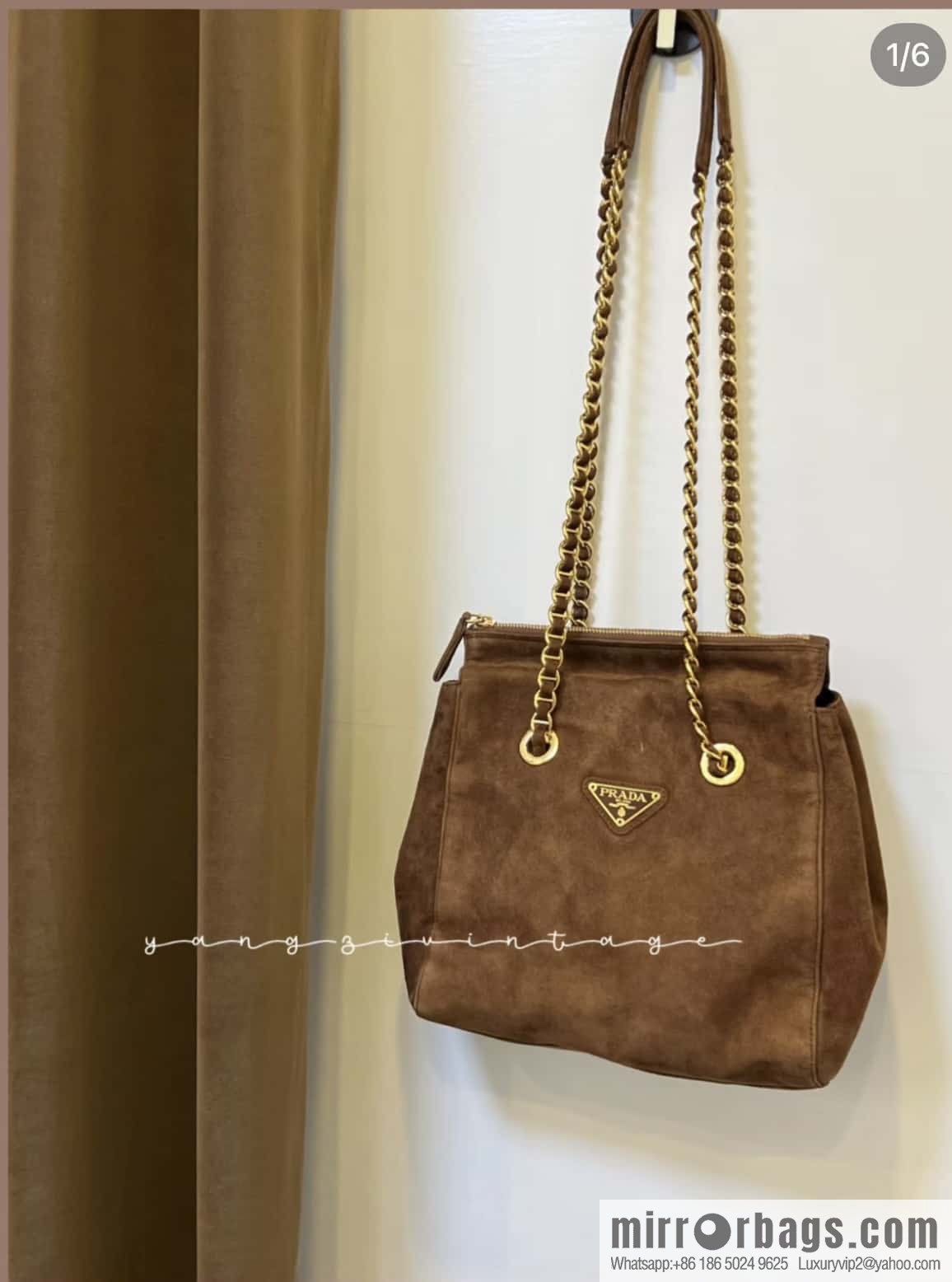 PRADA 🎉 🎉 1BD660 Suede