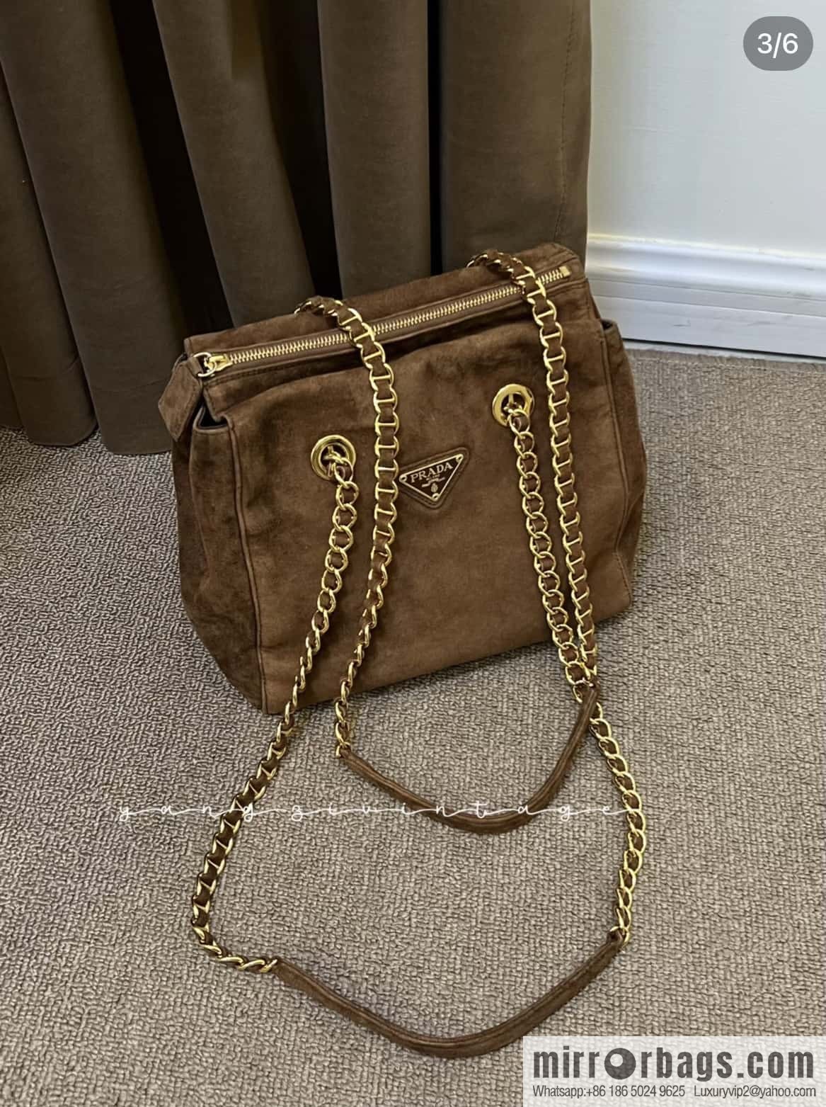 PRADA 🎉 🎉 1BD660 Suede