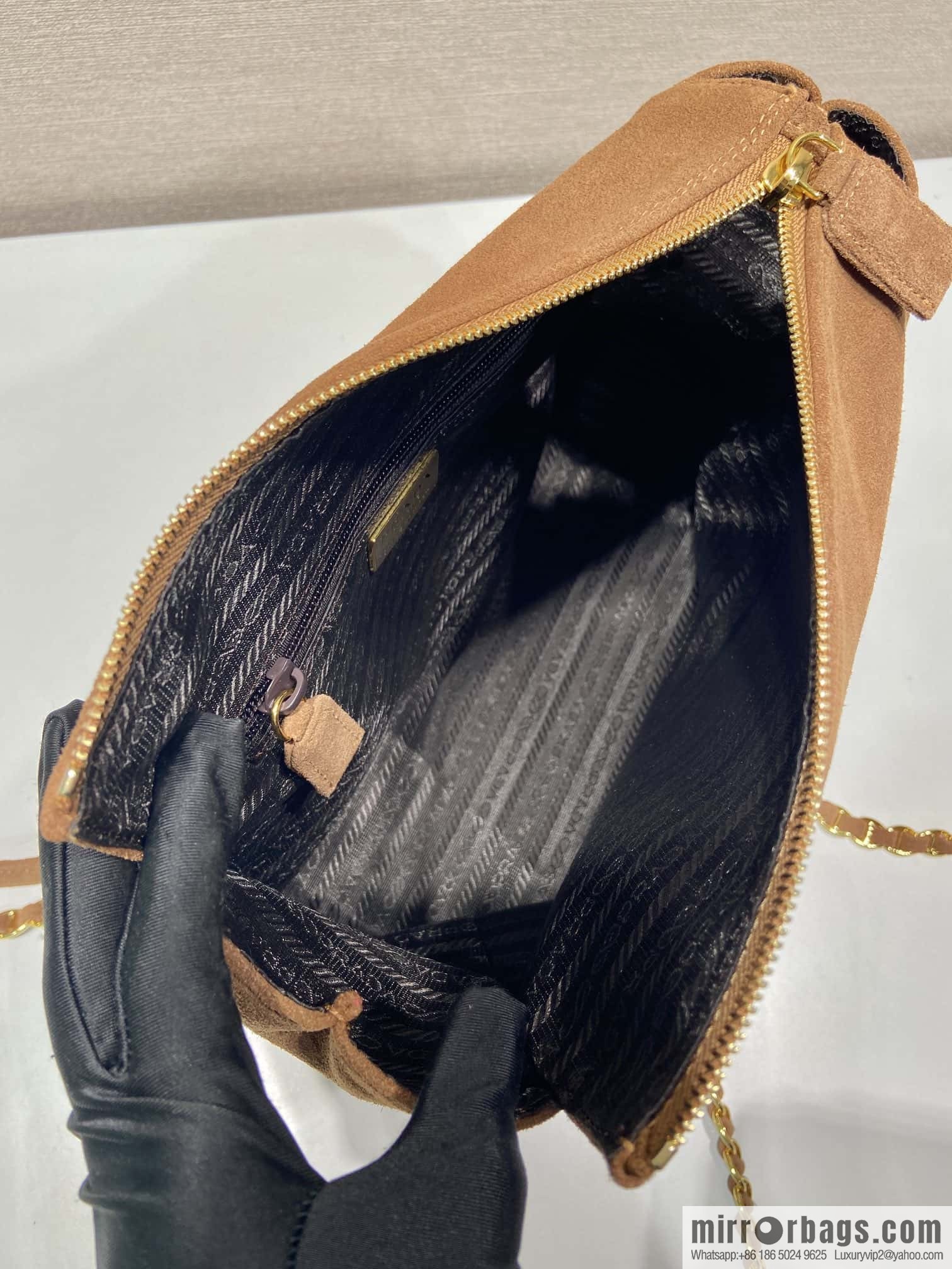 PRADA 🎉 🎉 1BD660 Suede