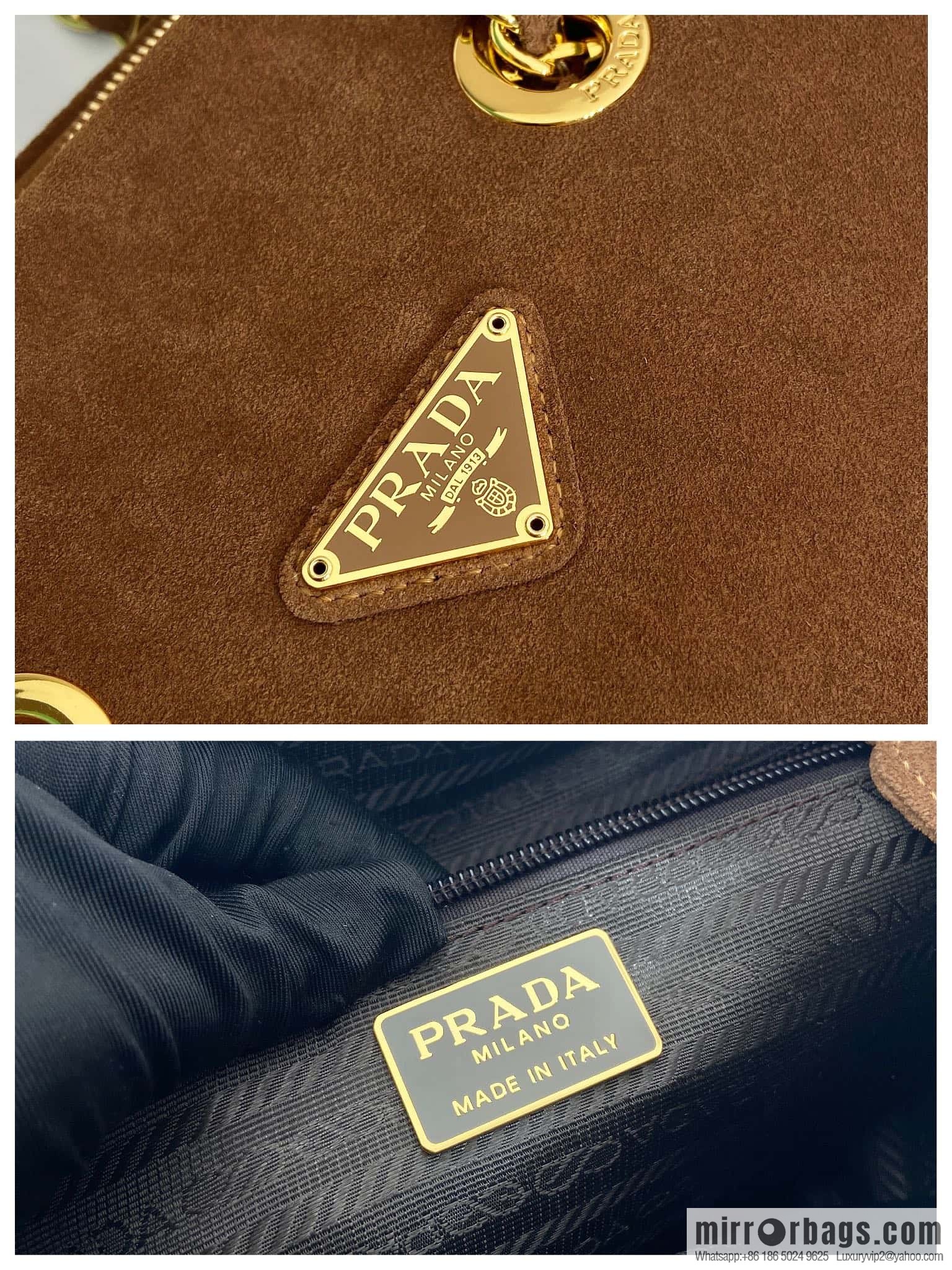 PRADA 🎉 🎉 1BD660 Suede