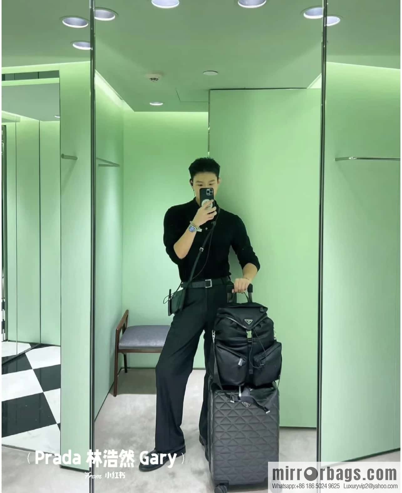 PRADA 🎉 new catwalk model 🎉 2VZ111 small shoulder back/shoulder bag