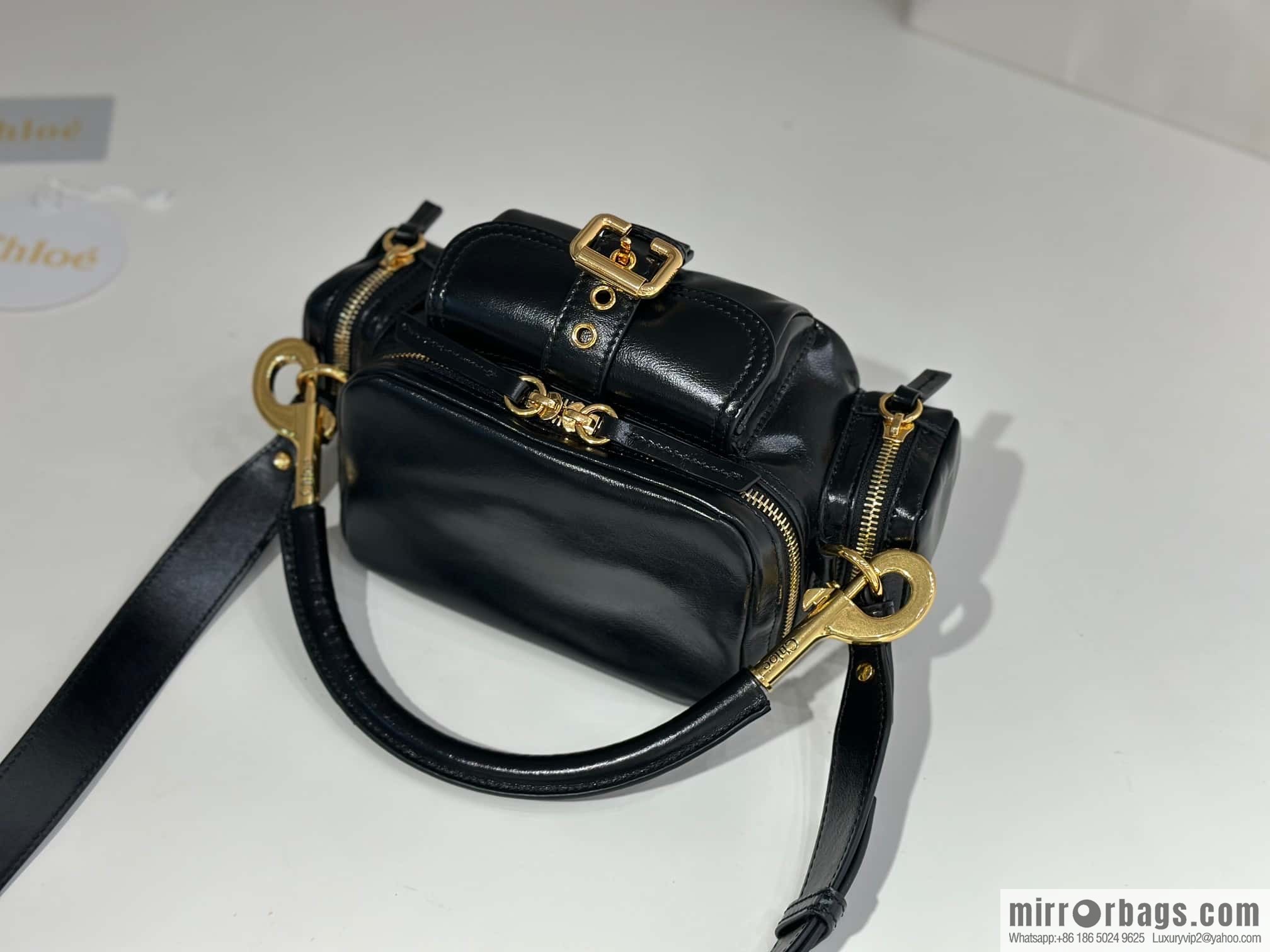 Chloe 2024 Autumn and Winter New Camera Bag W0653 Black