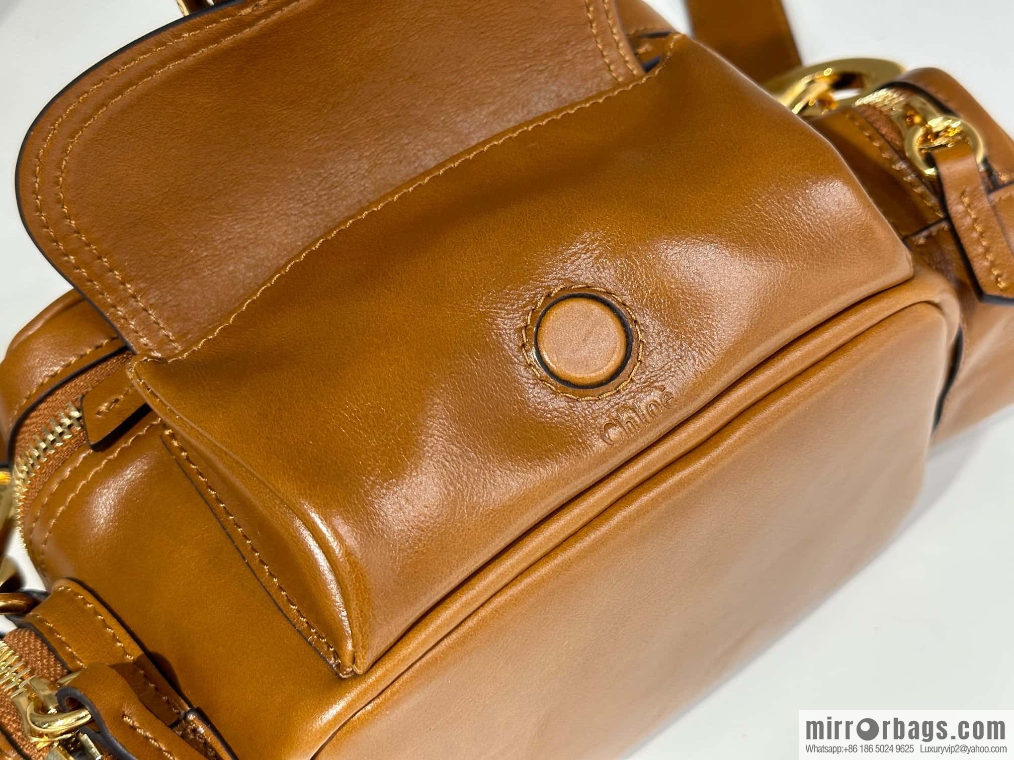 Chloe 2024 Autumn and Winter New Camera Bag W0653 Brown