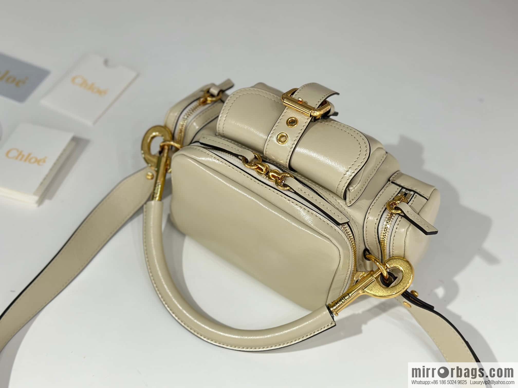 Chloe 2024 New Camera Bag W0653 White