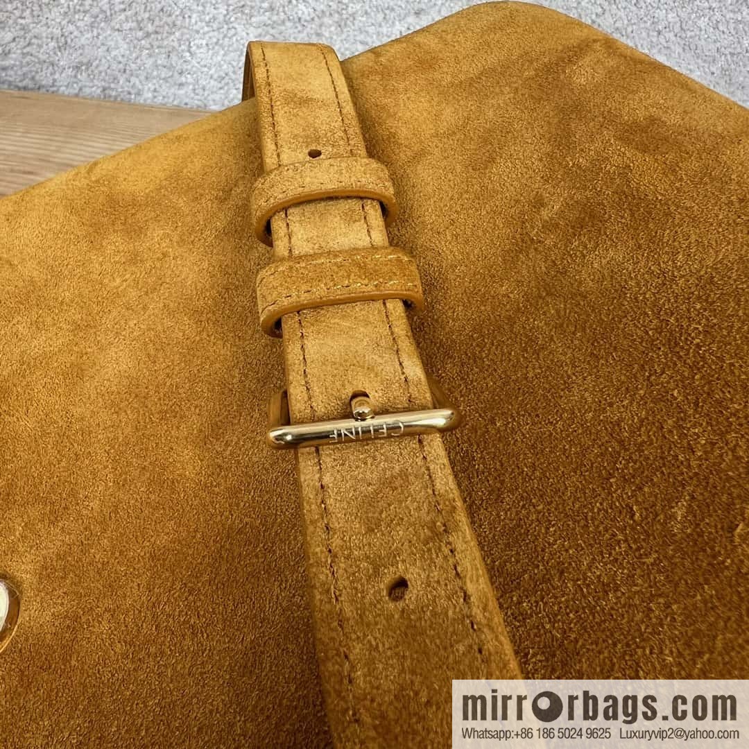 CELINE LOUISE Medium Cowhide Suede Handbag 116613