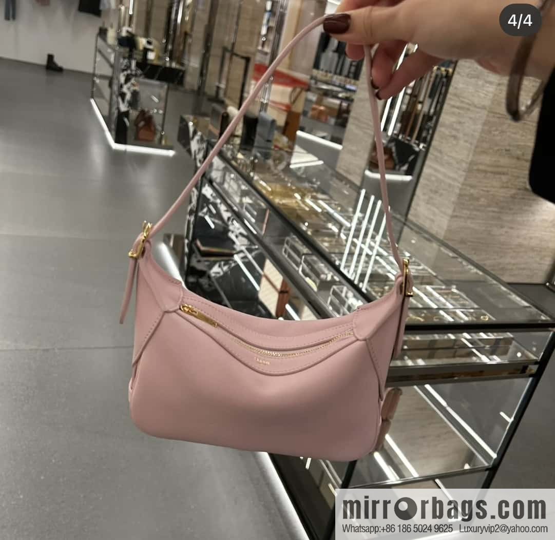 CELINE ROMY Mini Soft Cow Leather Handbag 10K123 Pink