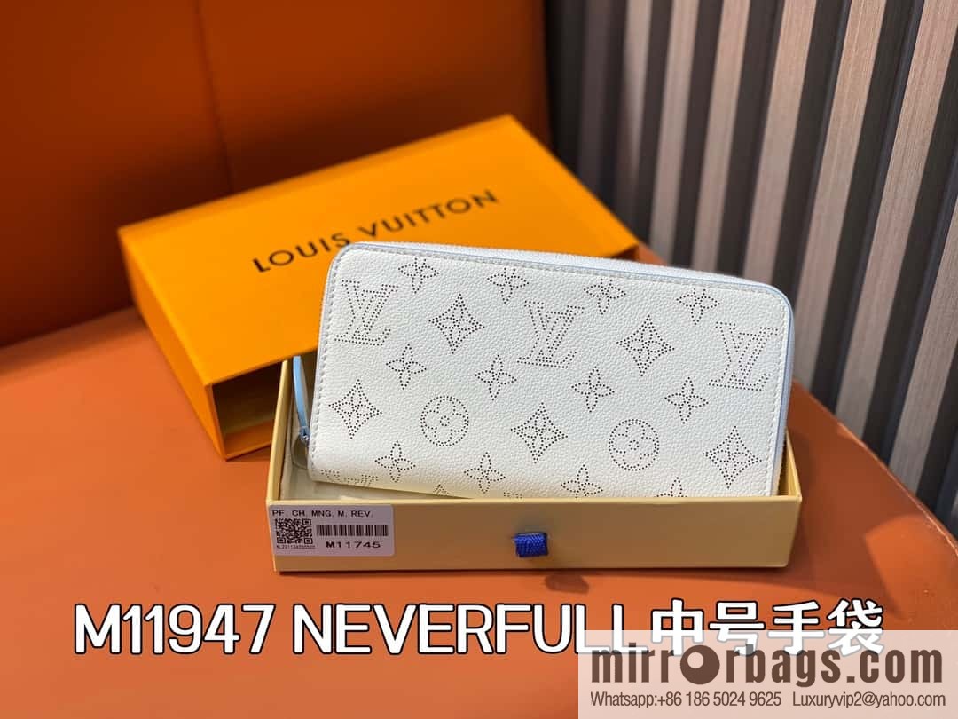 [Premium‑quality] M11745 white hollow, single zipper wallet series Zippy zipper wallet M60017 11745 white (hollow)
