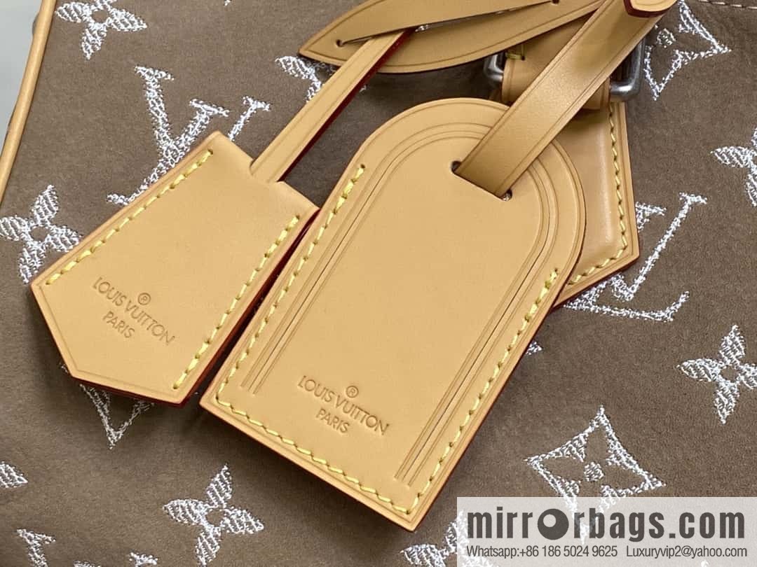[Boutique‑grade] M24431 polished apricot, pillow bag speedy series P9 Bandoulière 40 Monogram Leather handbag