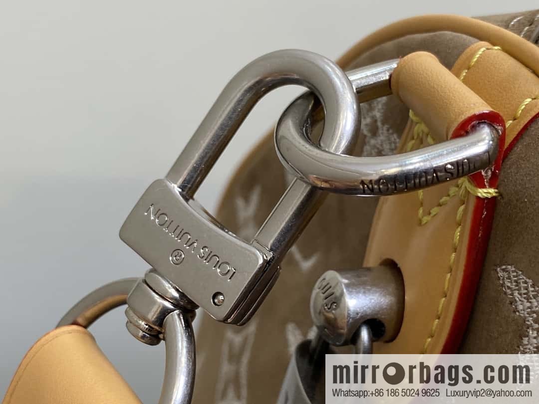 [Boutique‑grade] M24431 polished apricot, pillow bag speedy series P9 Bandoulière 40 Monogram Leather handbag