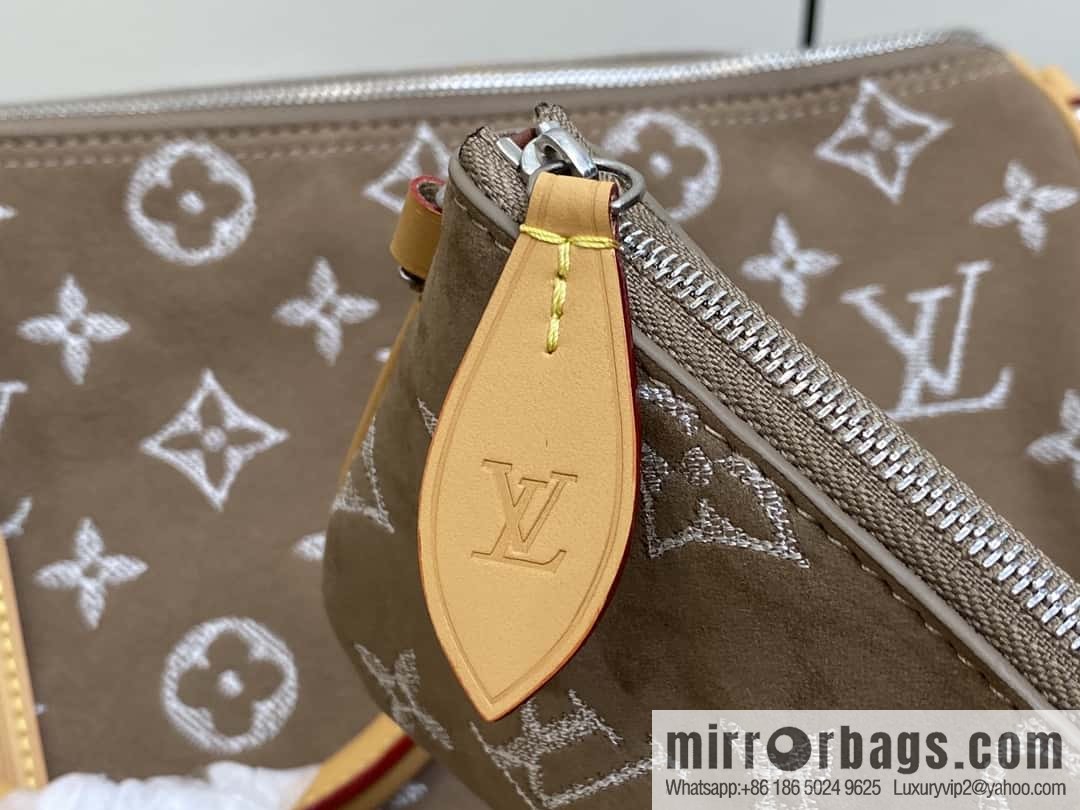 [Boutique‑grade] M24431 polished apricot, pillow bag speedy series P9 Bandoulière 40 Monogram Leather handbag