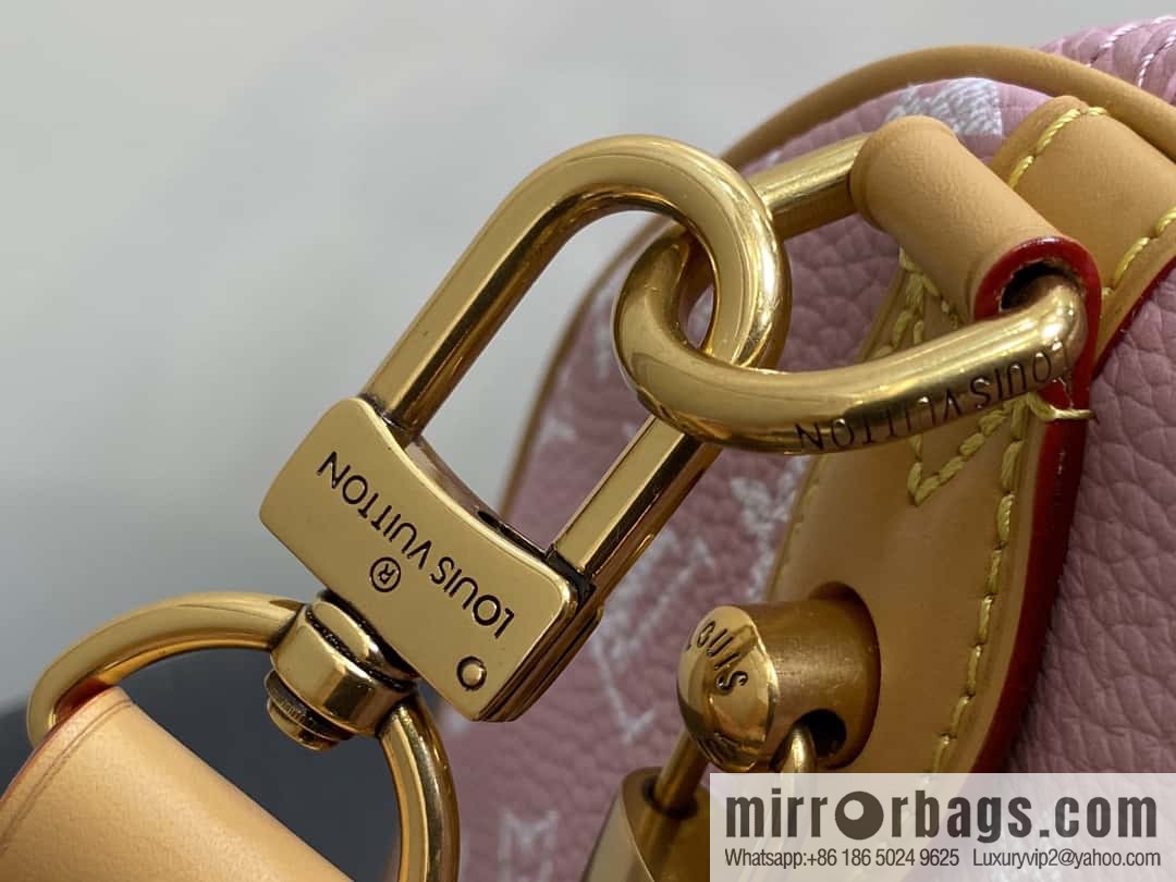 [Boutique‑grade] M21109 pink, all-leather pillow bag speedy series SPEEDY P9 BANDOULIZRE 30 handbag
