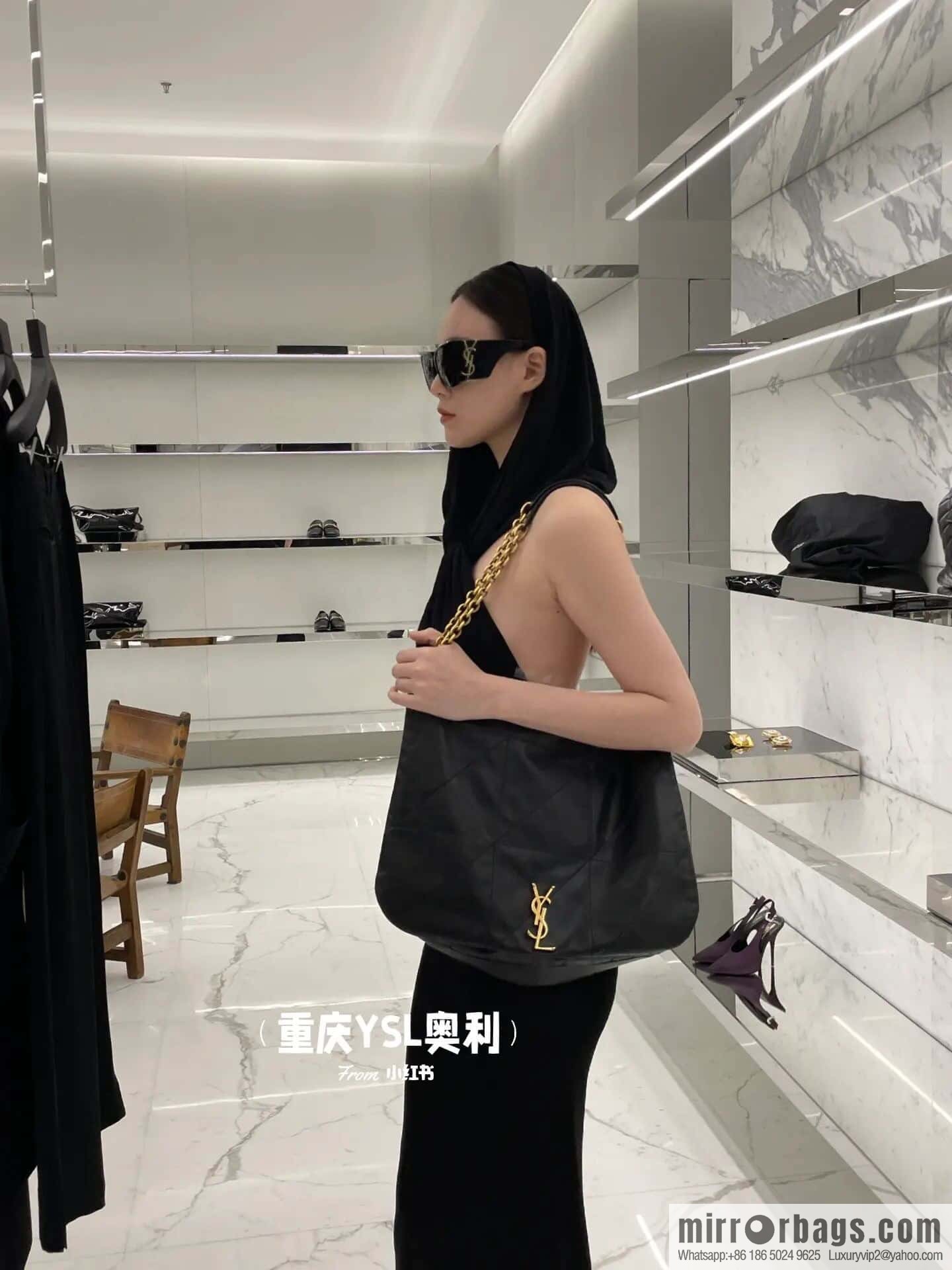 YSL 𝗝𝗔𝗠𝗜𝗘_ large sheepskin handbag 742431