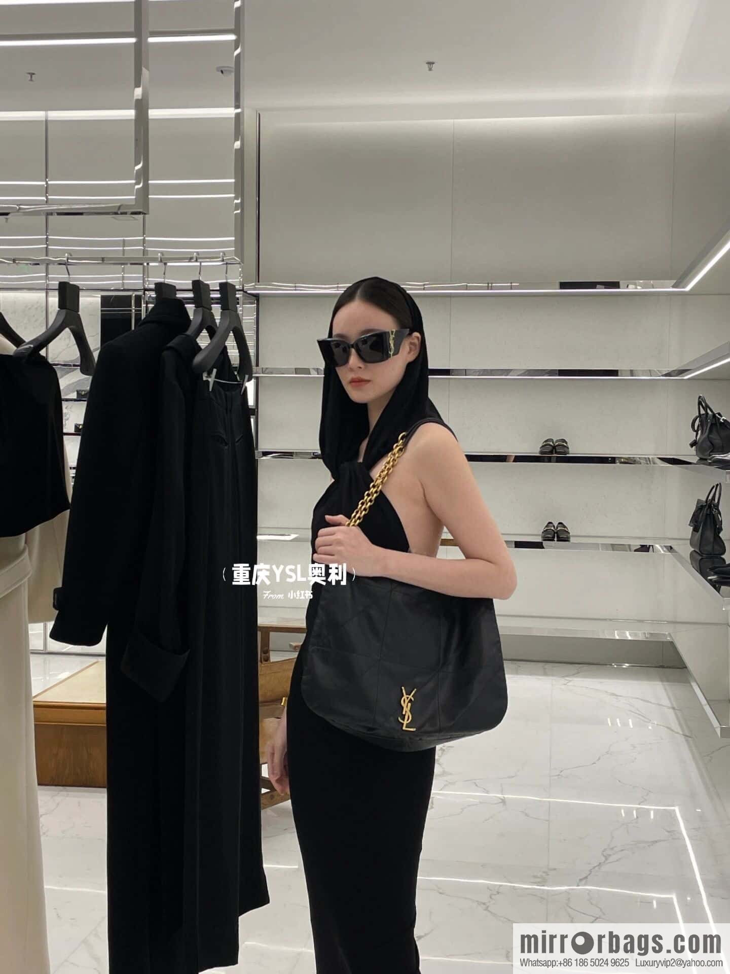 YSL 𝗝𝗔𝗠𝗜𝗘_ large sheepskin handbag 742431