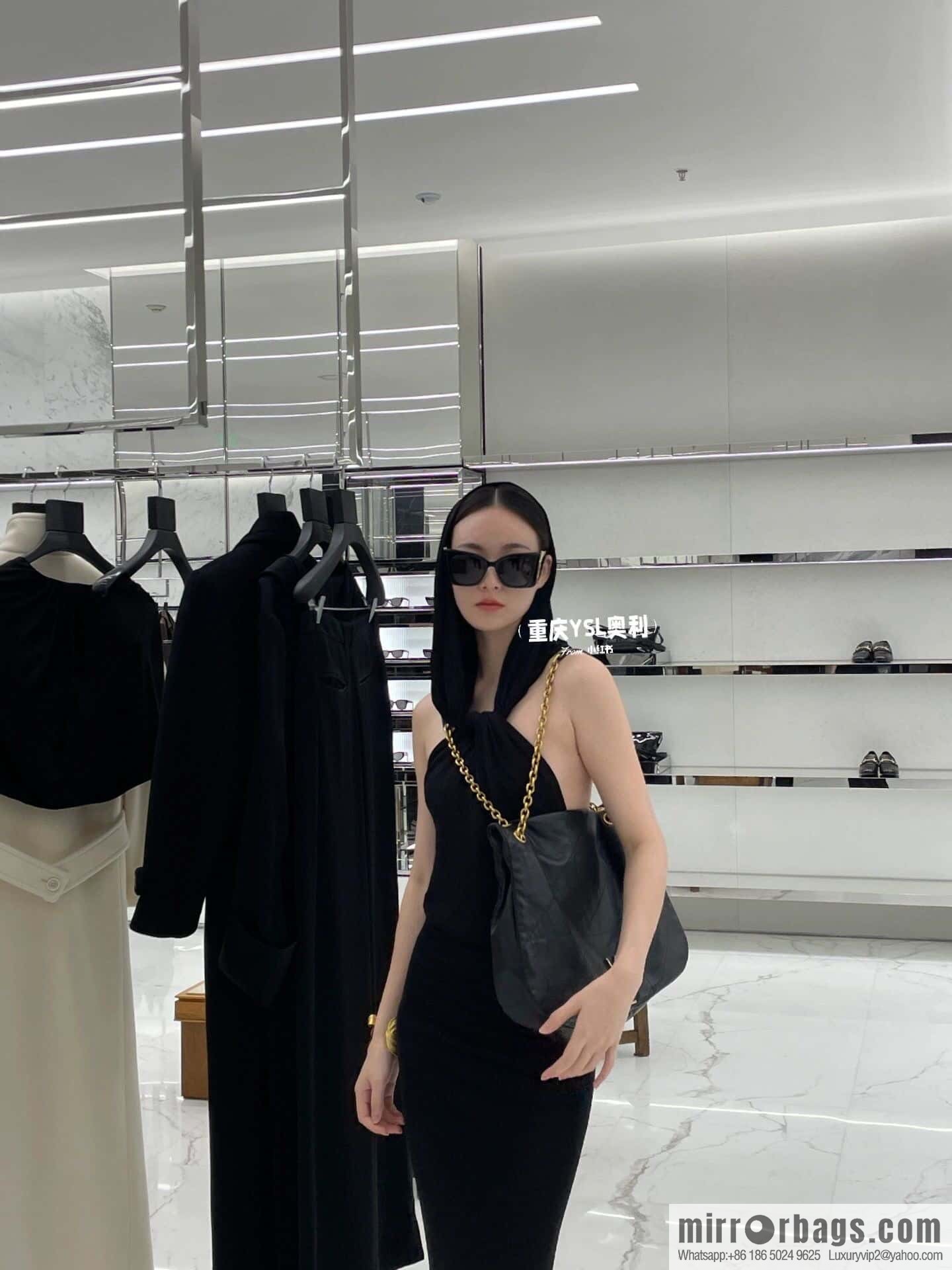 YSL 𝗝𝗔𝗠𝗜𝗘_ large sheepskin handbag 742431