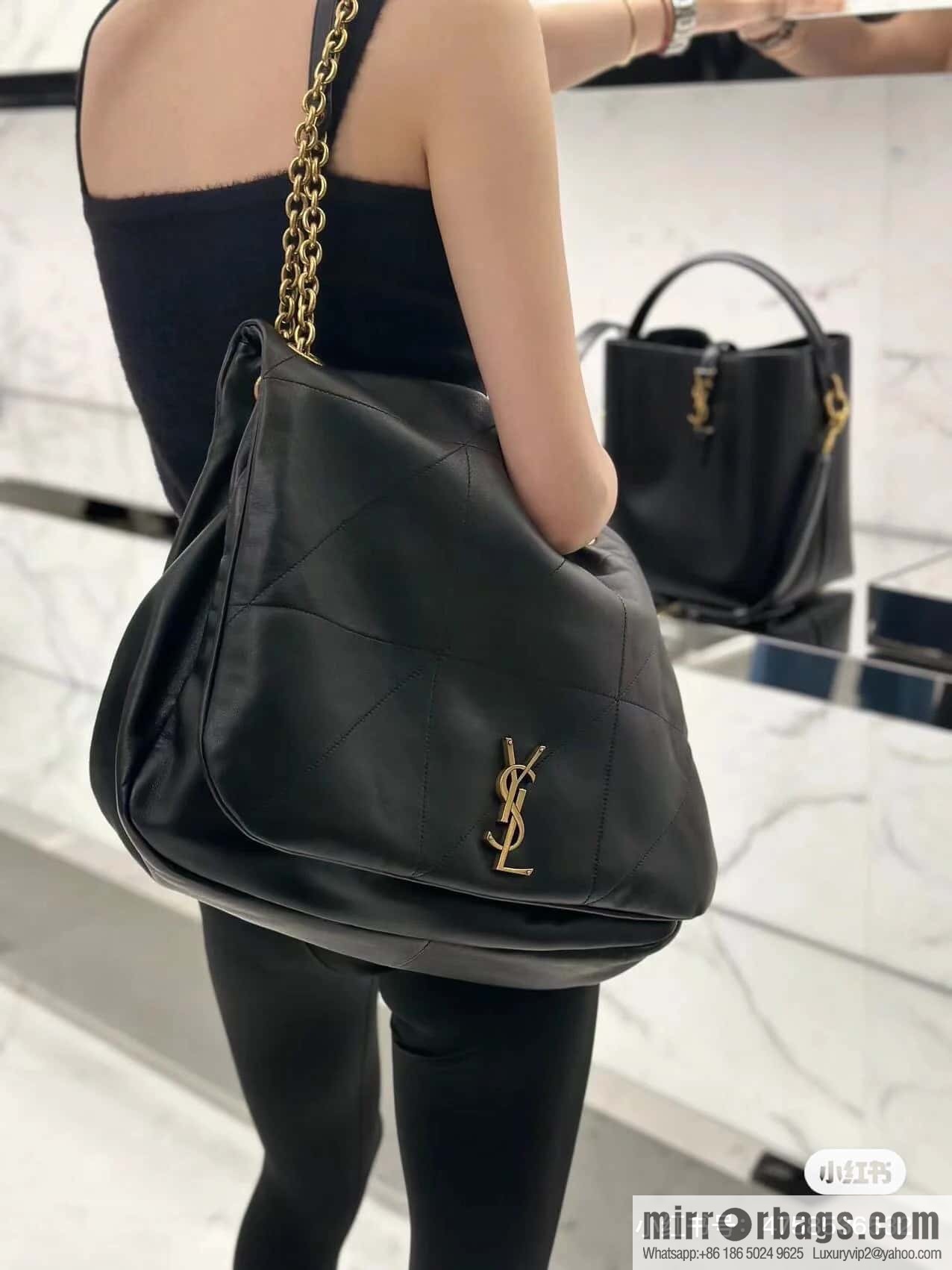 YSL 𝗝𝗔𝗠𝗜𝗘_ large sheepskin handbag 742431