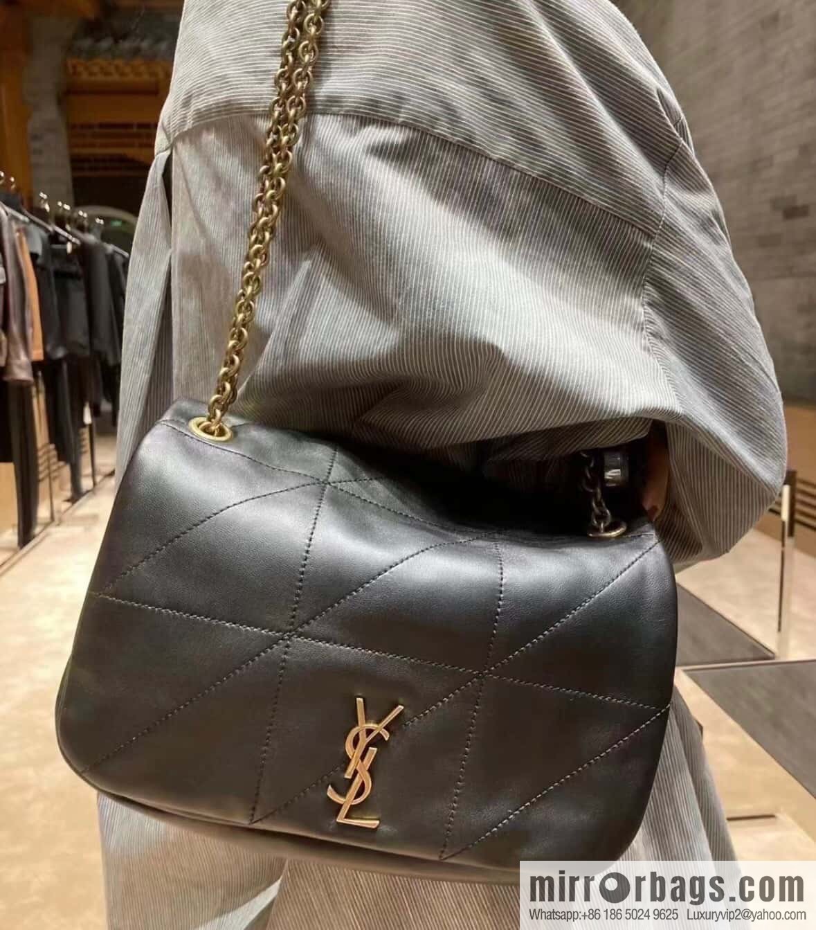 YSL 𝗝𝗔𝗠𝗜𝗘_ small sheepskin handbag 763475