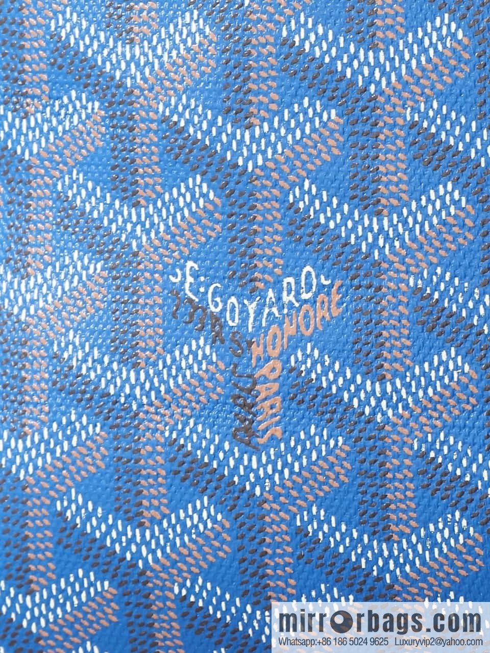 [Premium quality, all copper hardware] 🔎 020320 blue, goyard goya artois small bag (zipper tote bag)