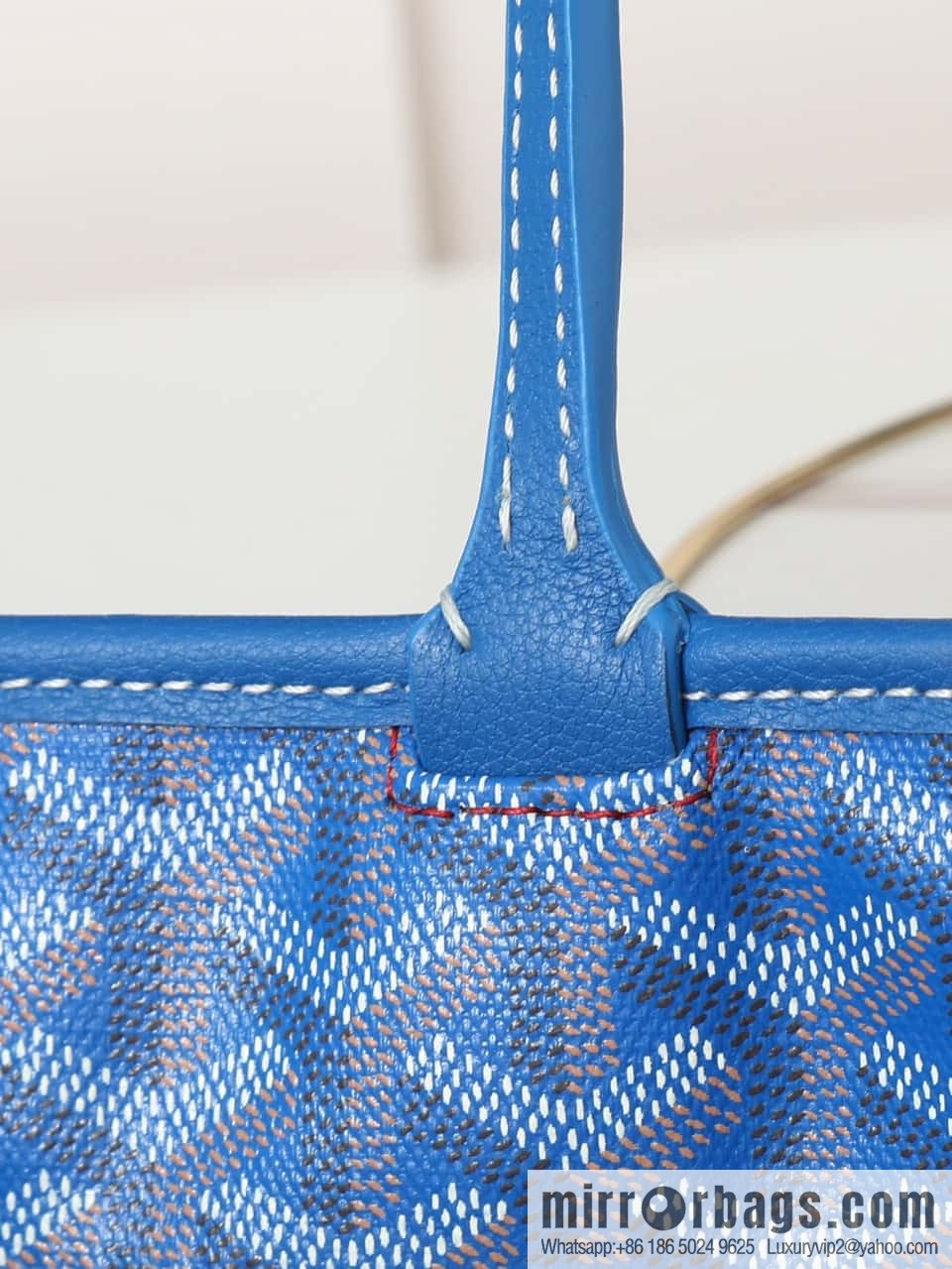 [Premium quality, all copper hardware] 🔎 020320 blue, goyard goya artois small bag (zipper tote bag)