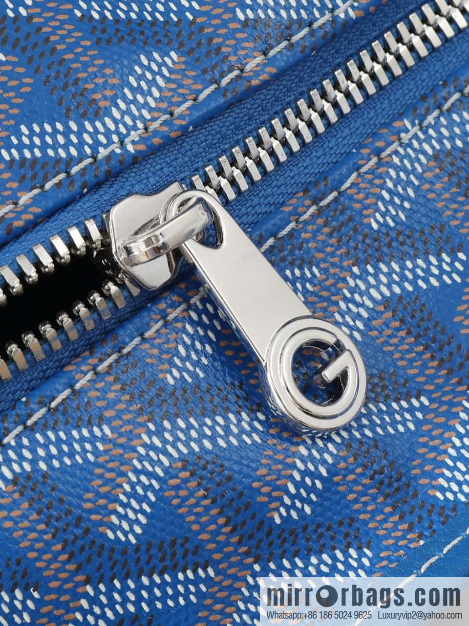 [Premium quality, all copper hardware] 🔎 020320 blue, goyard goya artois small bag (zipper tote bag)
