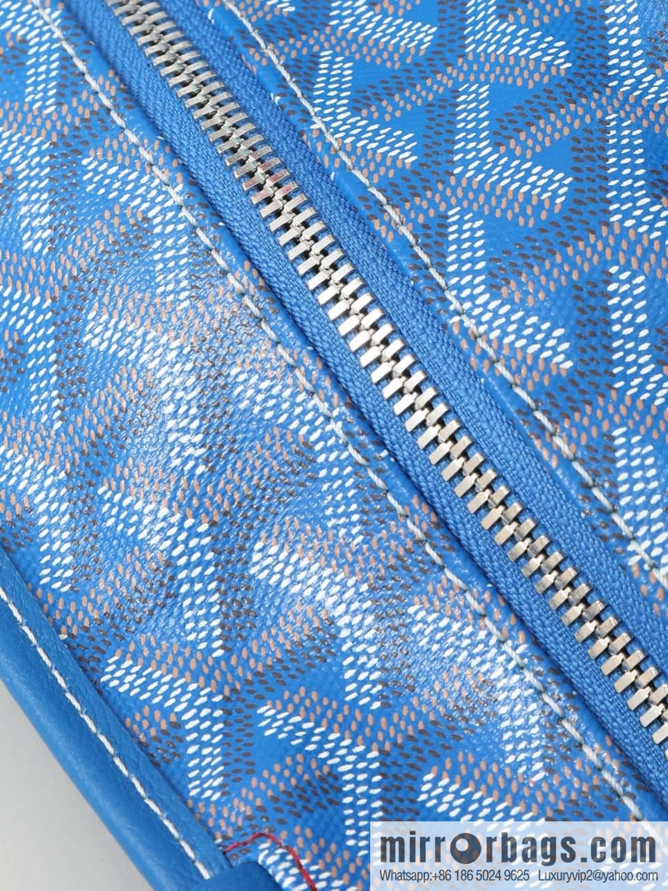 [Premium quality, all copper hardware] 🔎 020320 blue, goyard goya artois small bag (zipper tote bag)
