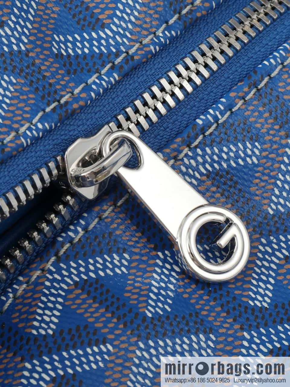 [Premium quality, all copper hardware] 🔎 020320 blue, goyard goya artois small bag (zipper tote bag)
