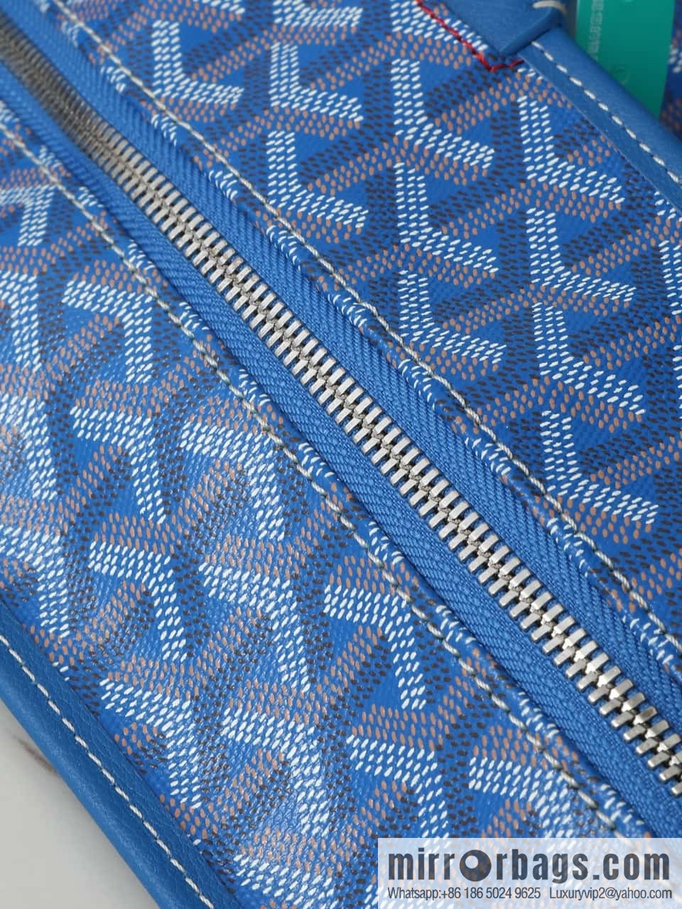 [Premium quality, all copper hardware] 🔎 020320 blue, goyard goya artois small bag (zipper tote bag)