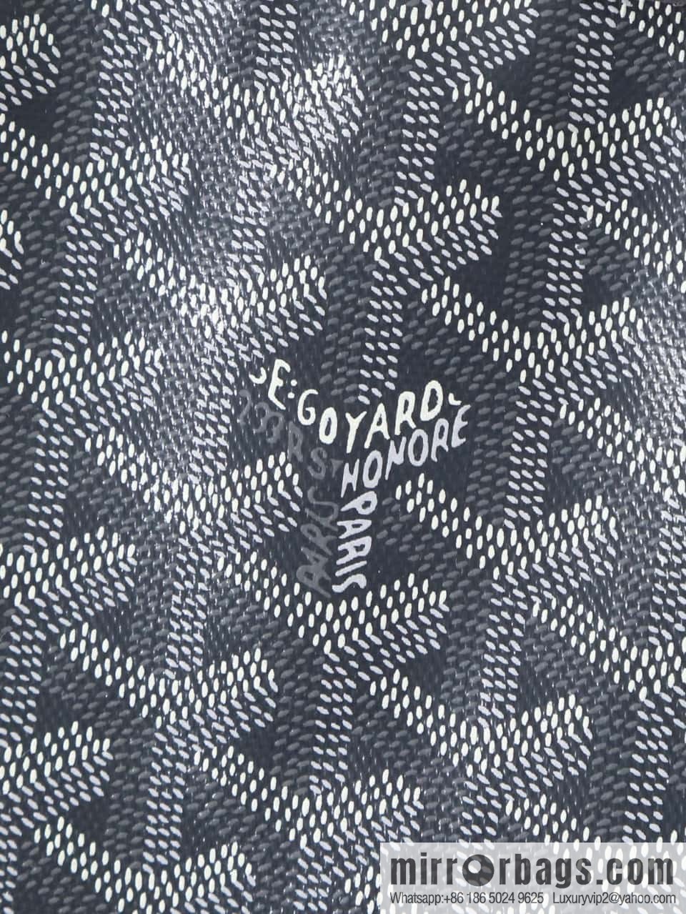[Premium quality, original materials, leather] Goyard goya anjou small bag 020166m gray tote bag