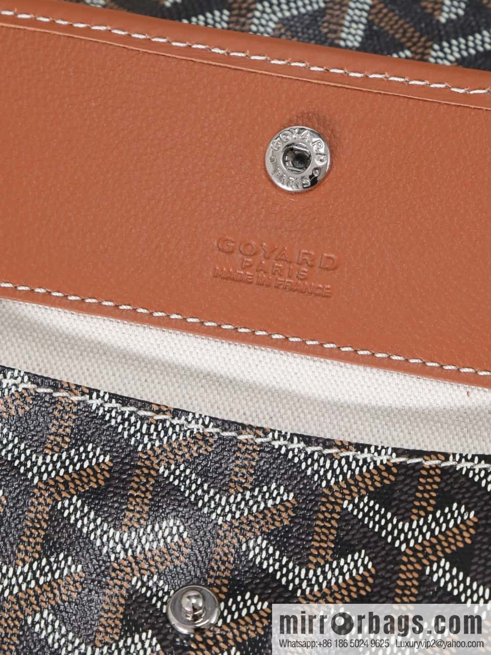 [Premium quality, original materials, leather] Goyard goya anjou small bag 020166m brown tote bag