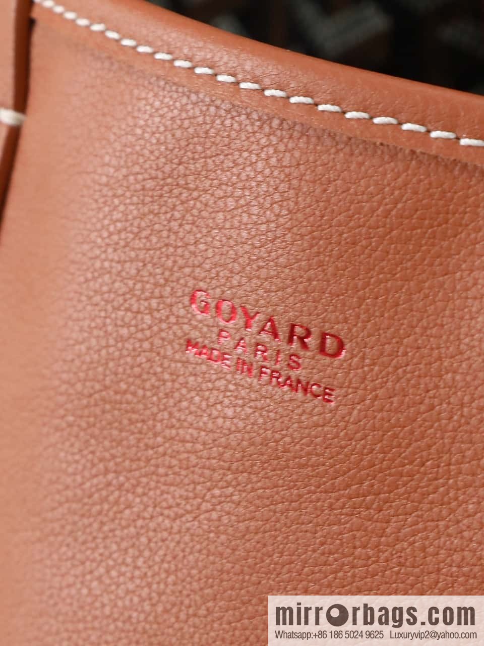 [Premium quality, original materials, leather] Goyard goya anjou small bag 020166m brown tote bag