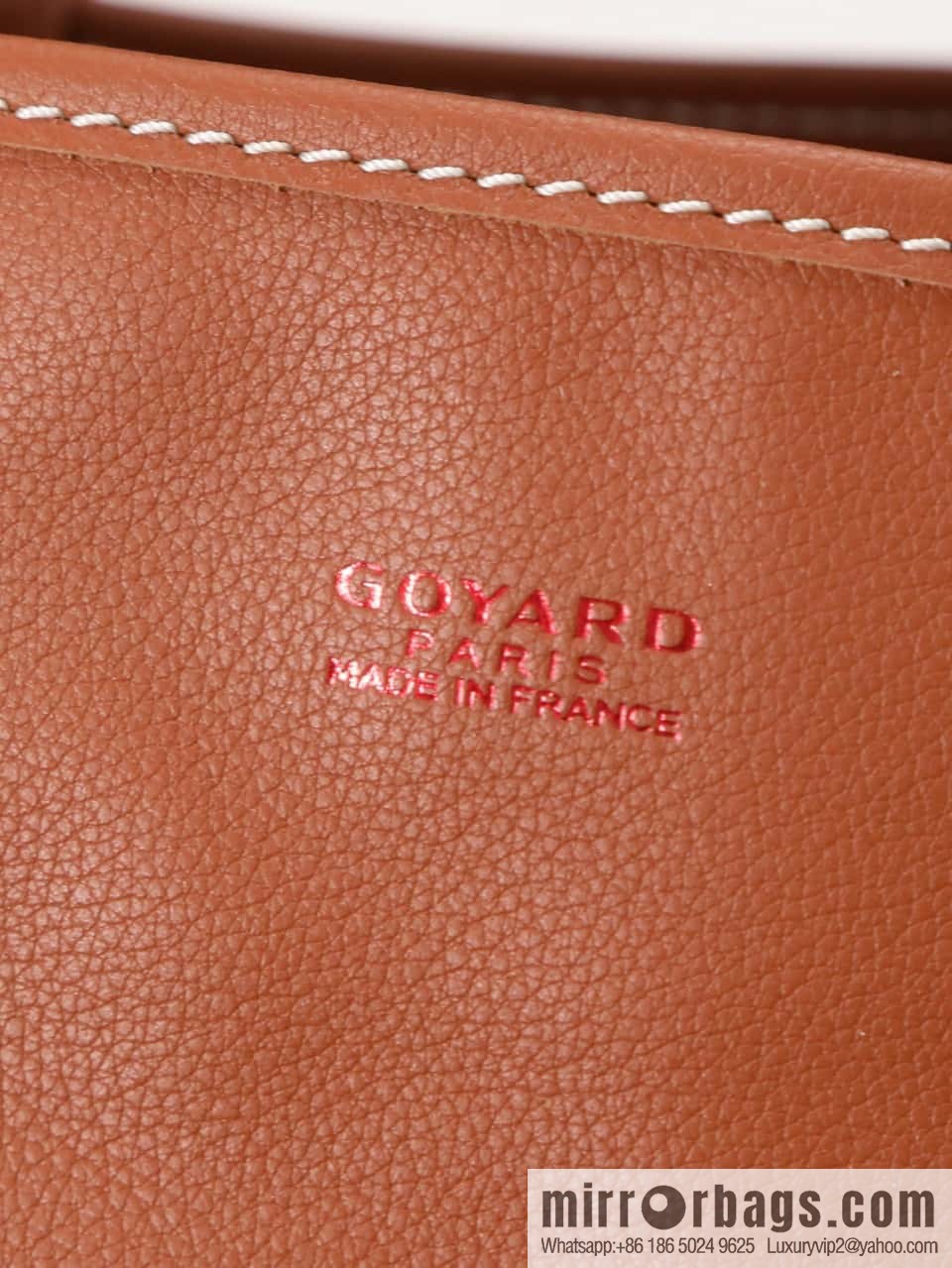 [Premium quality, original materials] Goyard reversible anjous double-sided tray extra large brown tray bag