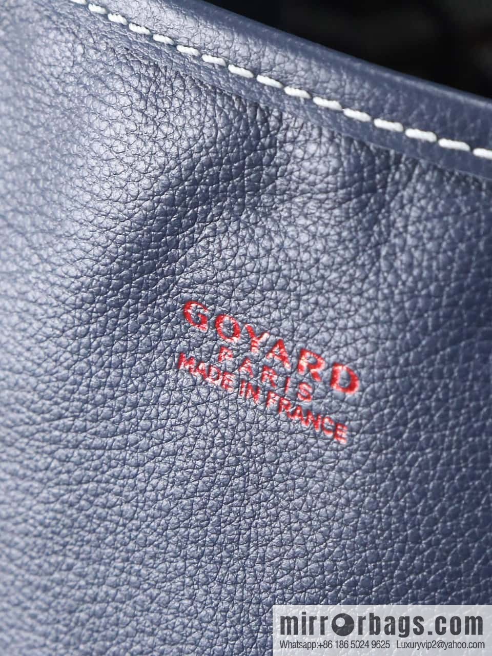 [Premium quality, original materials] Goyard reversible anjous double-sided tray extra large blue tray bag