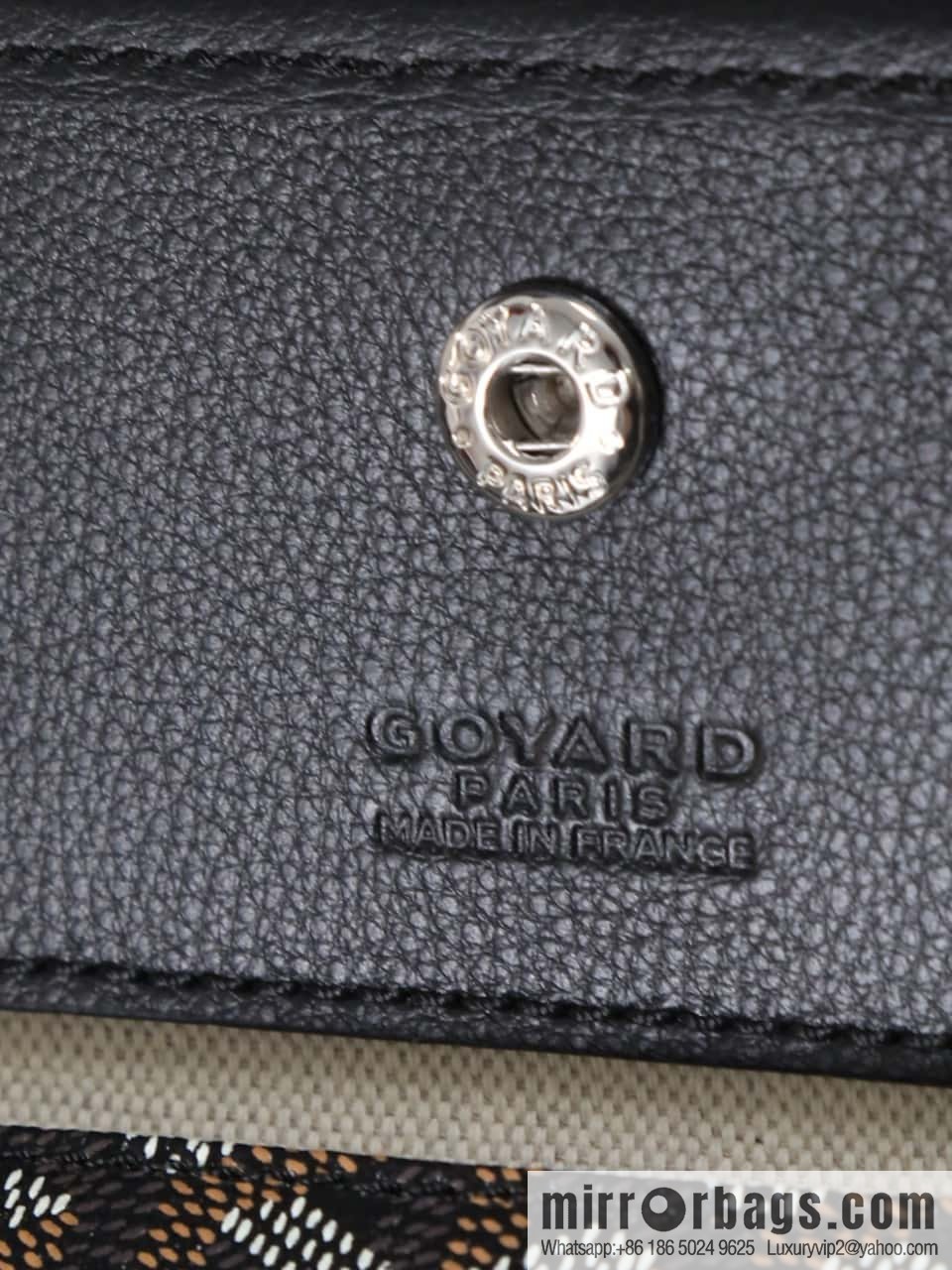 [Premium quality, original materials] Goyard reversible anjous double-sided tray extra large black tray bag