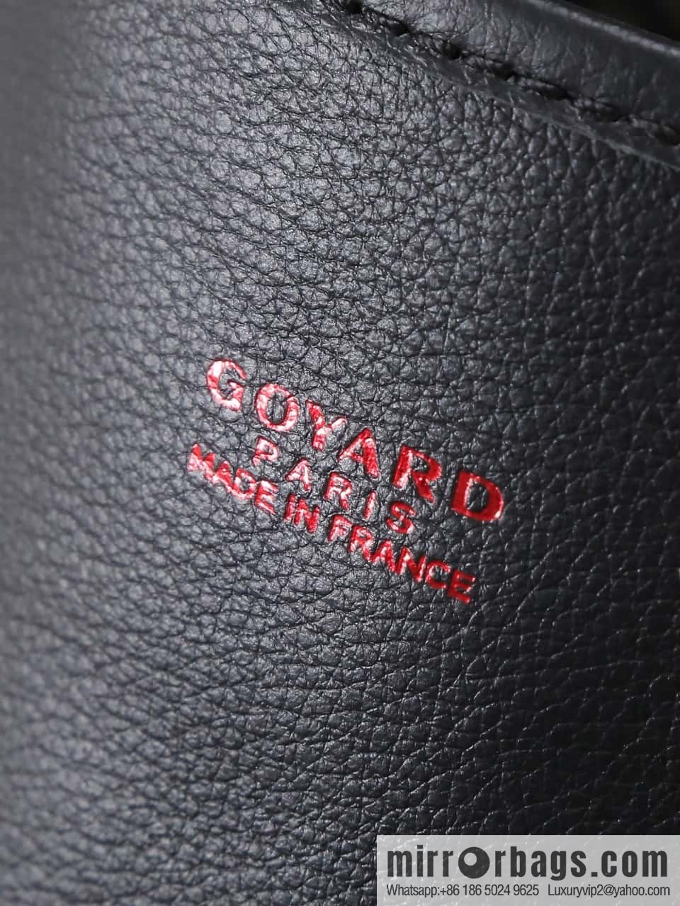 [Premium quality, original materials] Goyard reversible anjous double-sided tray extra large black tray bag