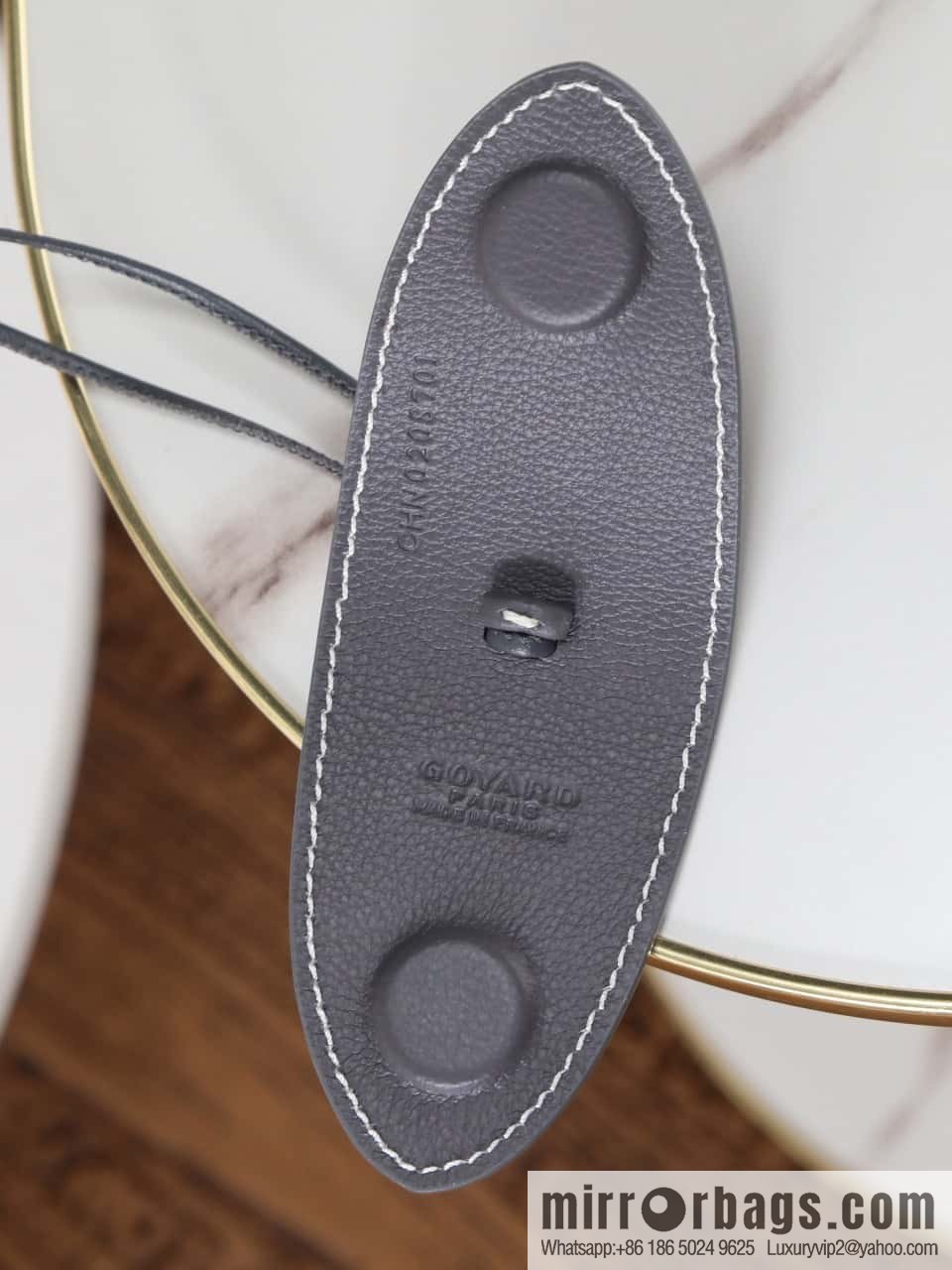 [Premium quality, original materials] Goyard reversible anjous double-sided tray extra large gray tray bag