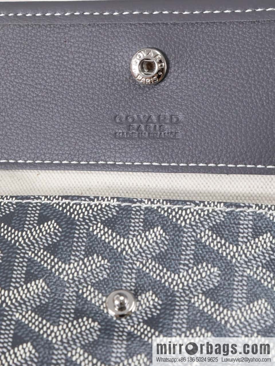 [Premium quality, original materials] Goyard reversible anjous double-sided tray extra large gray tray bag
