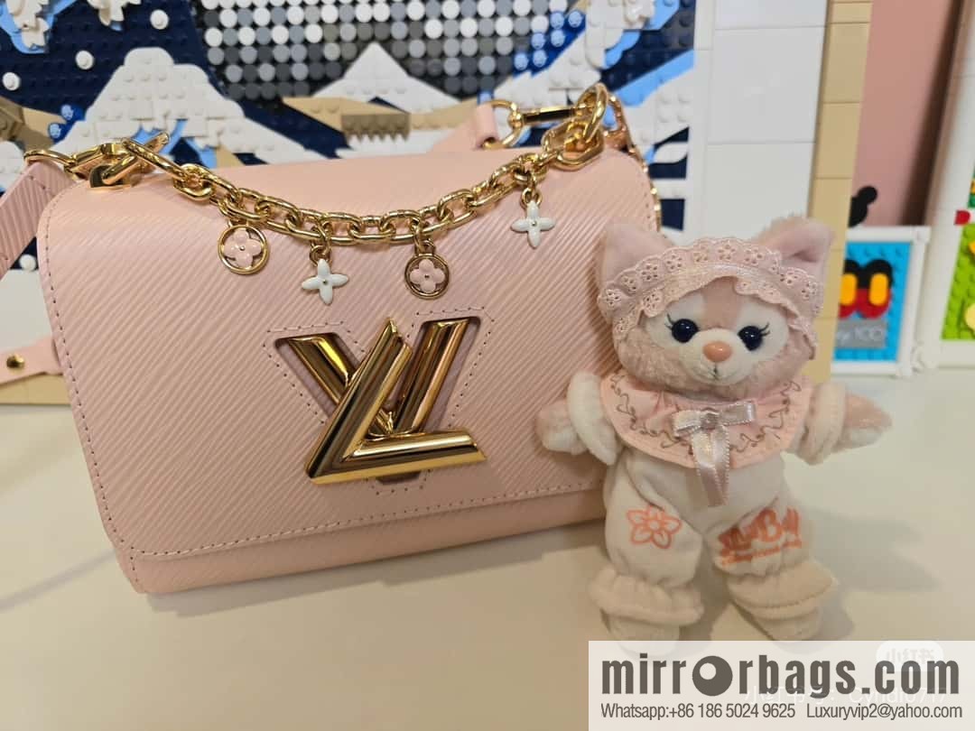 [Boutique‑grade] M11725 pink, water ripple Twist series TWIST small handbag