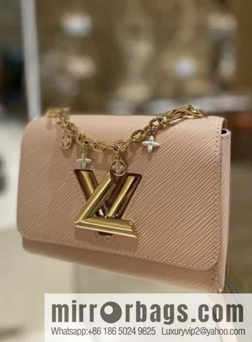 [Boutique‑grade] M11725 pink, water ripple Twist series TWIST small handbag