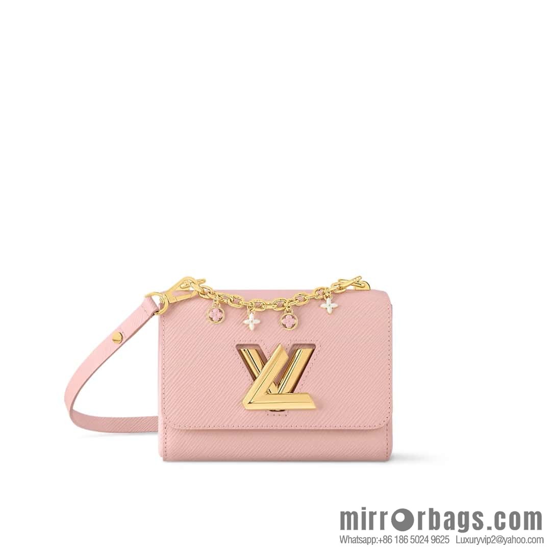 [Boutique‑grade] M11725 pink, water ripple Twist series TWIST small handbag