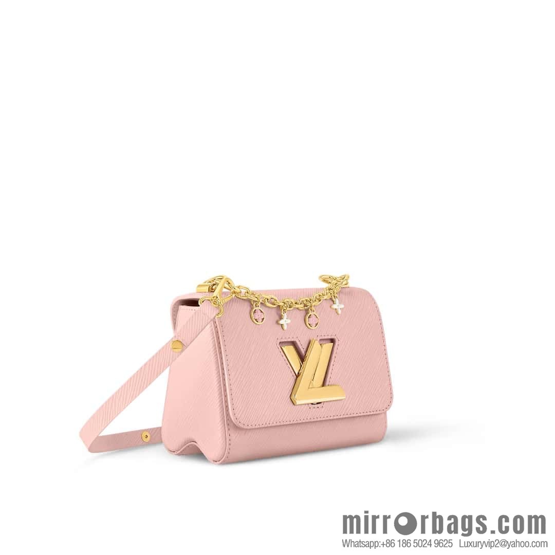 [Boutique‑grade] M11725 pink, water ripple Twist series TWIST small handbag