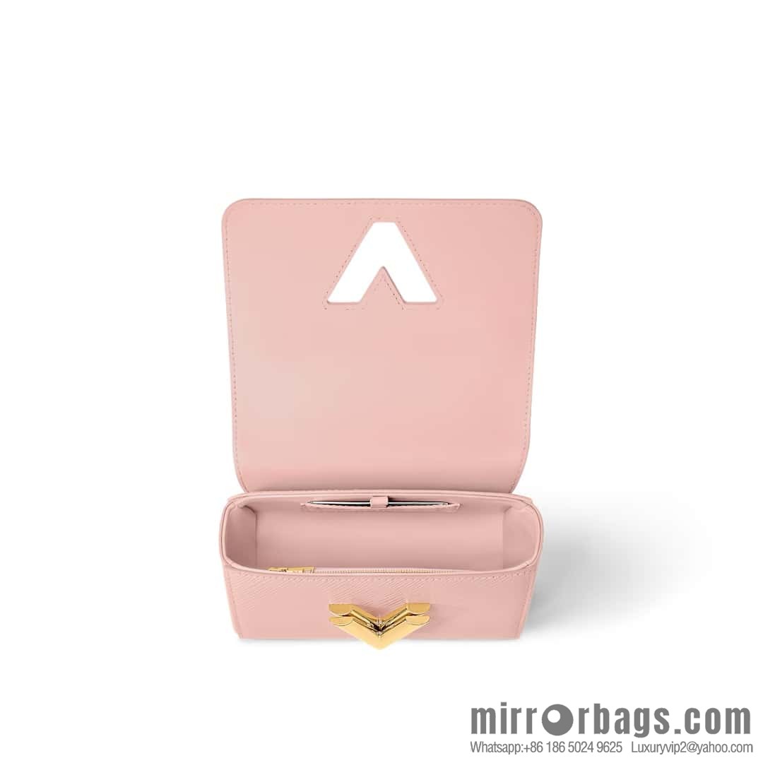 [Boutique‑grade] M11725 pink, water ripple Twist series TWIST small handbag