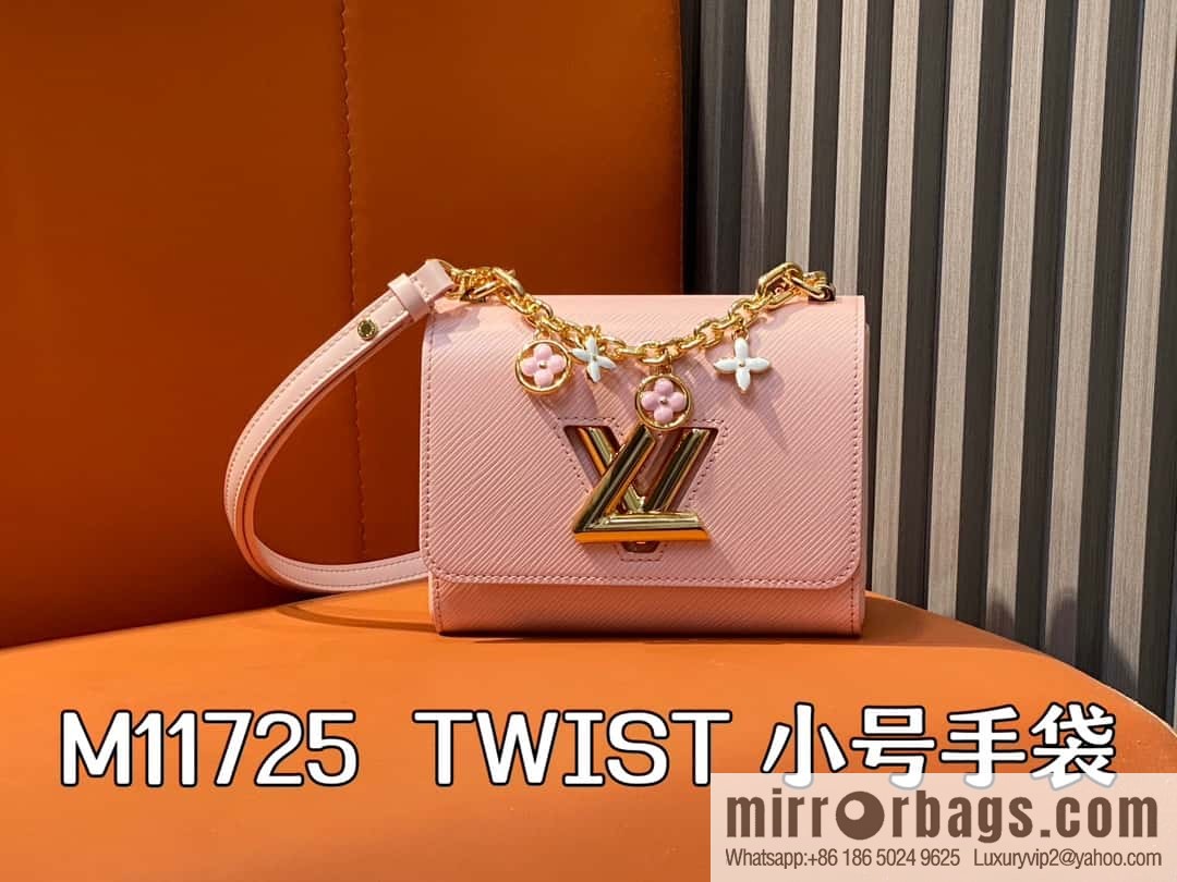 [Boutique‑grade] M11725 pink, water ripple Twist series TWIST small handbag