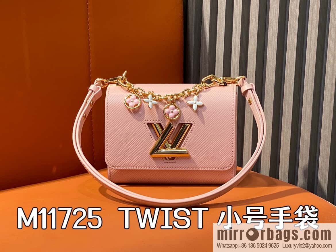 [Boutique‑grade] M11725 pink, water ripple Twist series TWIST small handbag