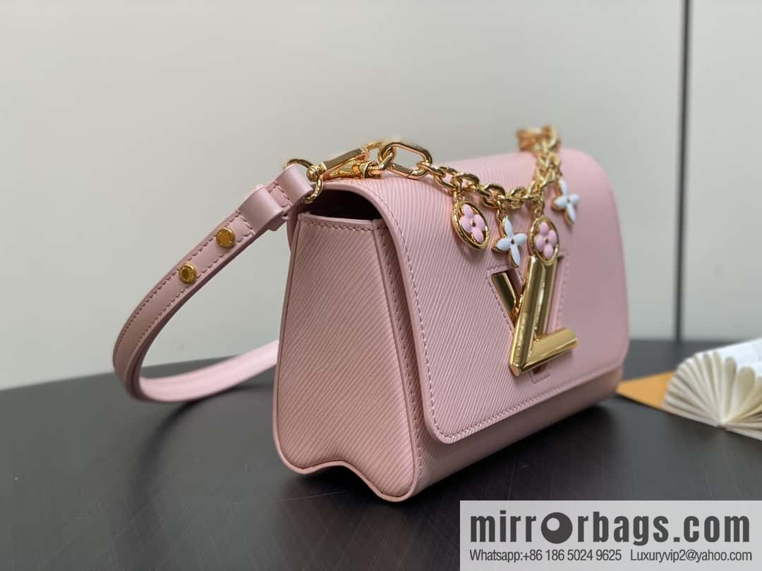 [Boutique‑grade] M11725 pink, water ripple Twist series TWIST small handbag