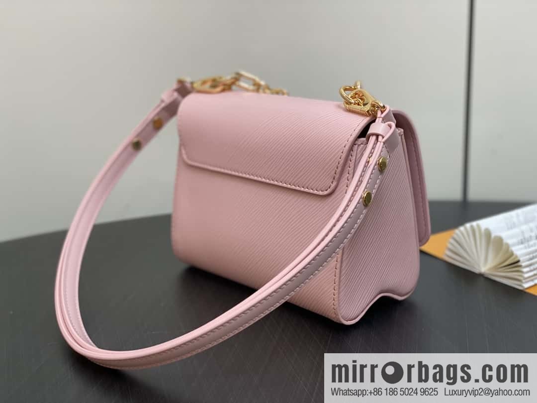 [Boutique‑grade] M11725 pink, water ripple Twist series TWIST small handbag