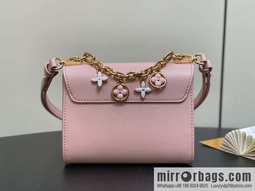 [Boutique‑grade] M11725 pink, water ripple Twist series TWIST small handbag